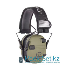 Активные наушники для стрельбы Walkers Razor с шумоподавлением Green